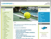 Tablet Screenshot of lukasport.sk
